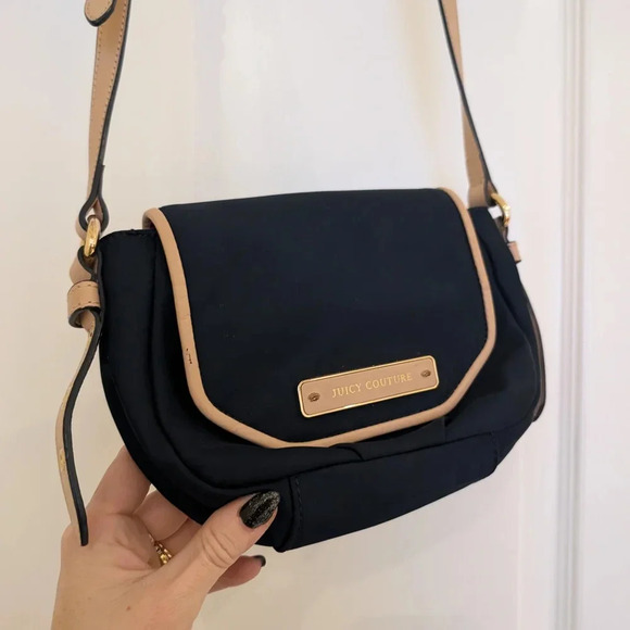 Navy And Beige Crossbody Juicy Couture Bag - Picture 3 of 9